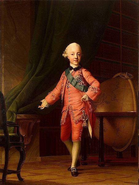 Vigilius Eriksen Portrait of Grand Prince Paul Petrovich in the Classroom France oil painting art